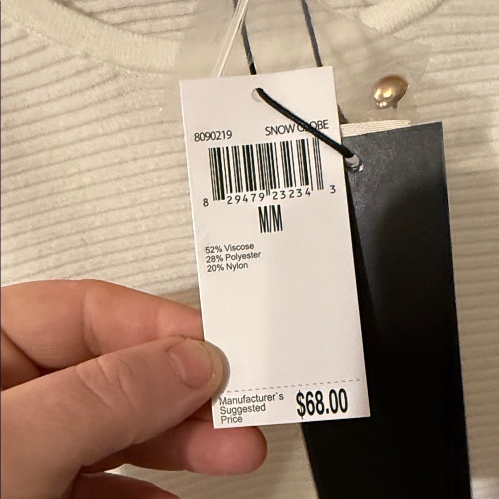 NWT Truth by Republic Sweater with Button Accents - Picture 3 of 7